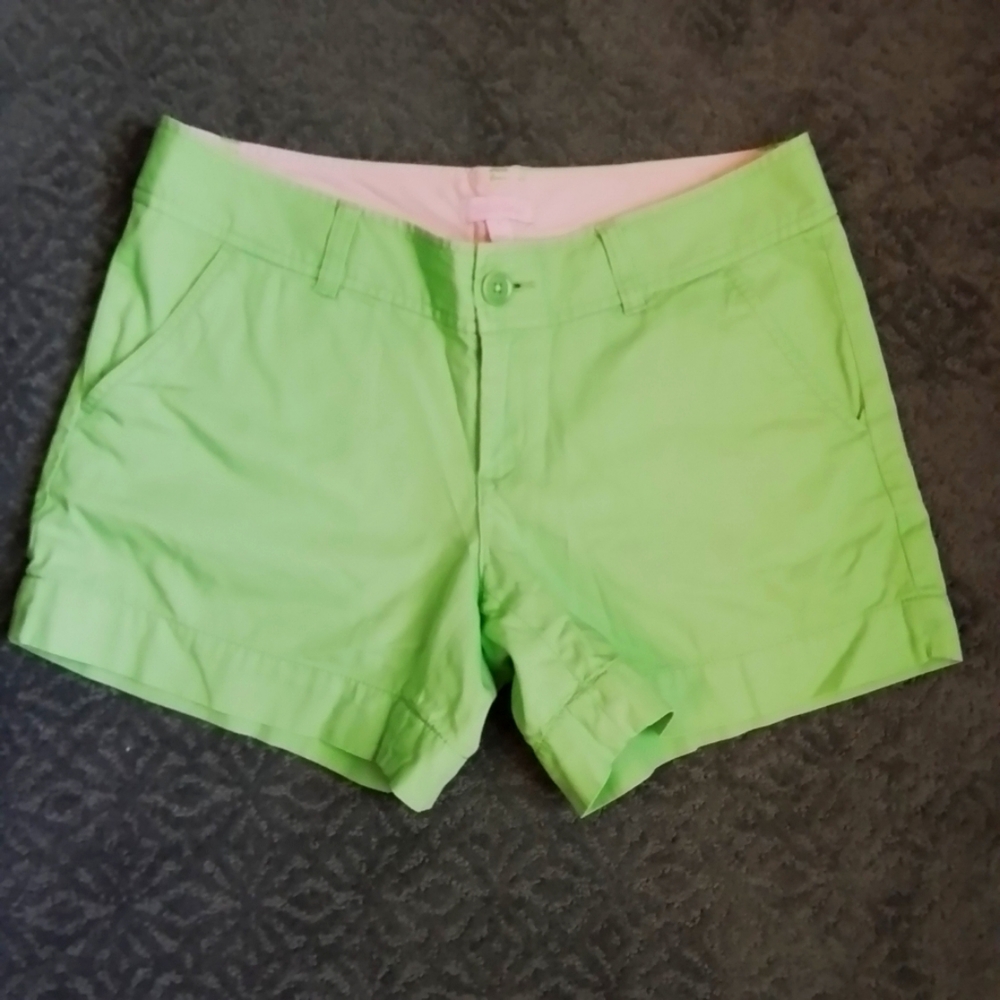 Lilly Pulitzer Green Cotton Shorts - 6